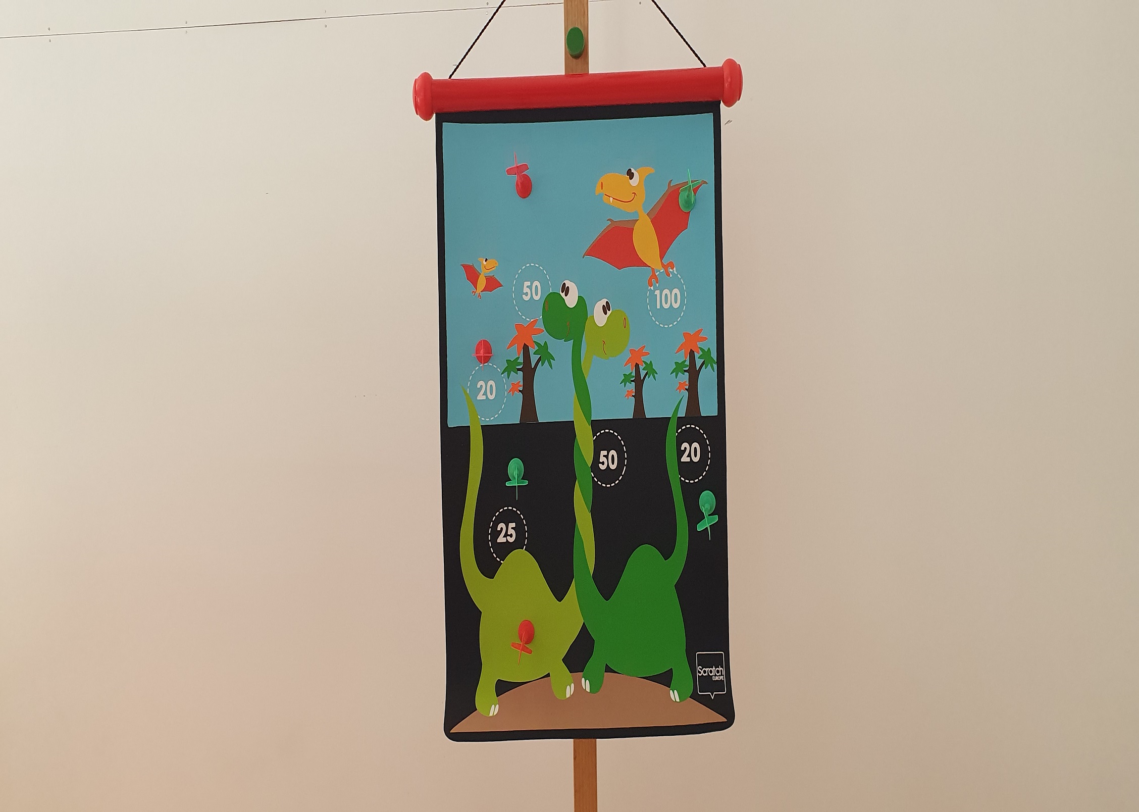 Jeu de fléchettes Dinosaures